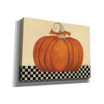 «Russet Pumpkin» par Bernadette Deming, peinture sur toile tendue