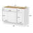 48'' Single Bathroom Vanity Base Only-93720856