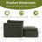 Compression Sectionals Chenille 111.8 Inch Modern L Shape For Home