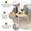 Ensemble de 2 tables basses gigognes Triangle Space Astronaut