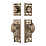 Nostalgic Warehouse Craftsman Entry Set with Homestead Knob