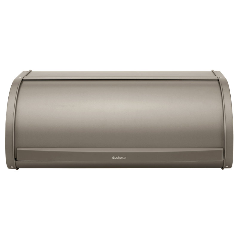 Brabantia Roll Top Bread Bin, Platinum