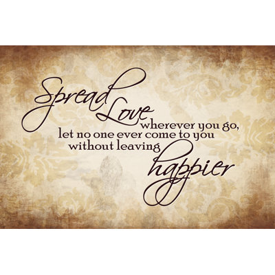 Spread Love - Wrapped Canvas Print