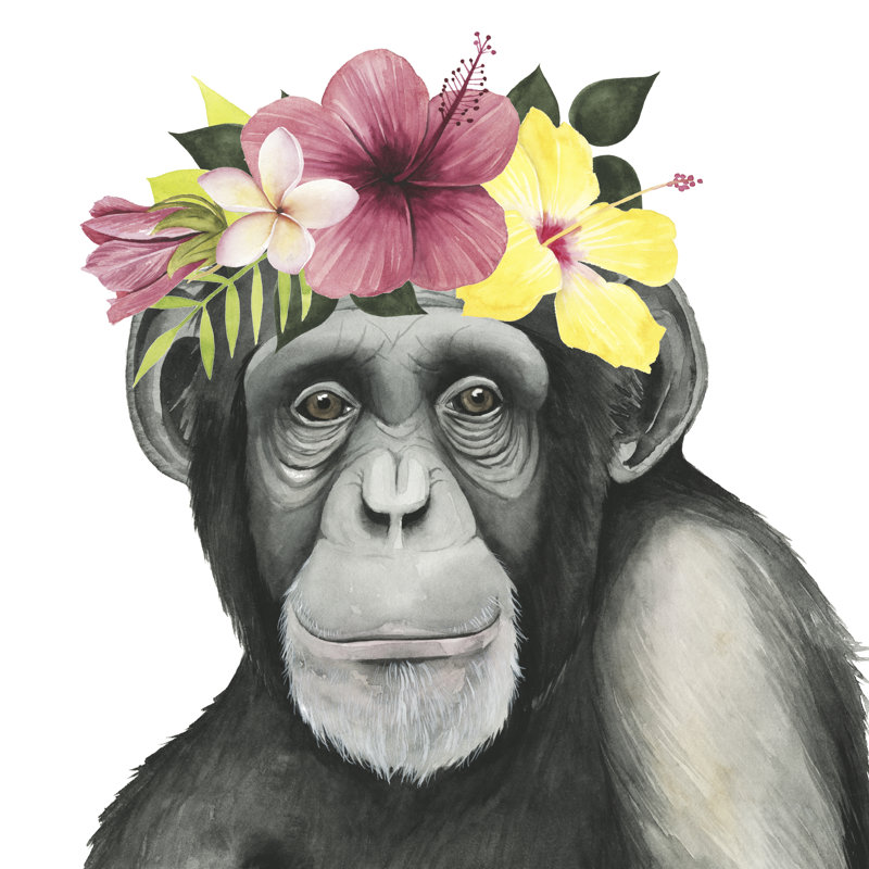 Tropical Halo V by Grace Popp - Wrapped Canvas Print, 30cm H x 30cm W