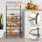 4-Tier Rolling Snack Cart