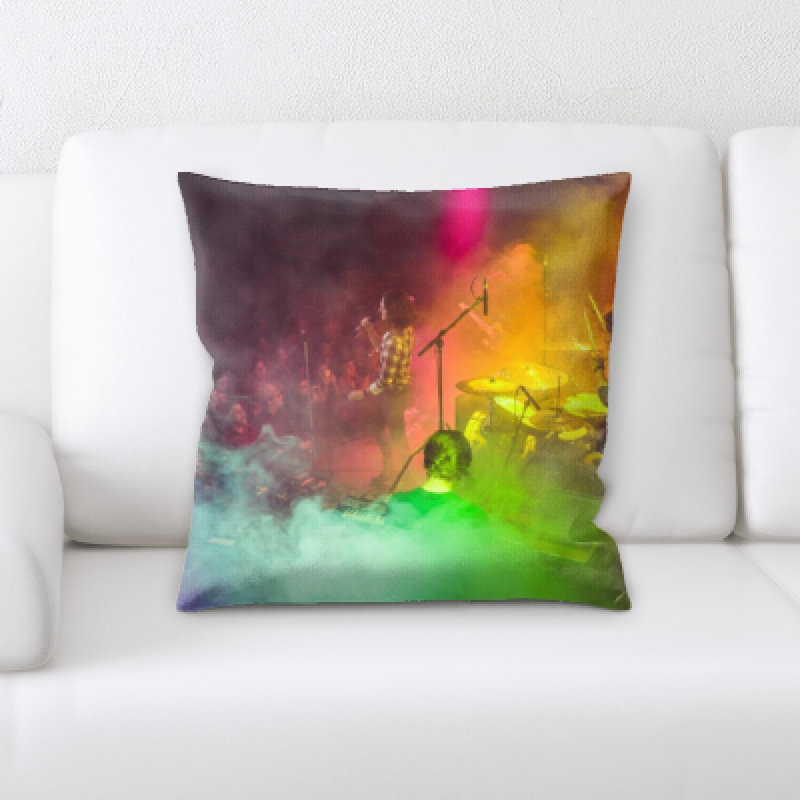 Microsuede Throw Pillow