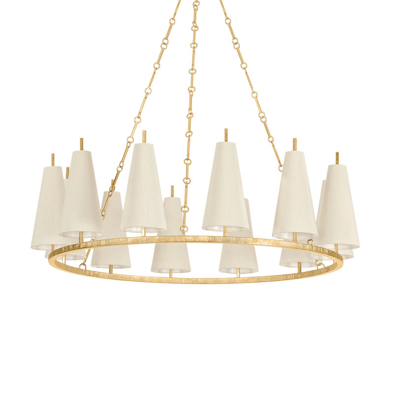 Tirana Chandelier, 12, 13.50" H x 42" W x 42" D