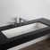 LACAVA Kubista 15'' Solid Surface Rectangular Bathroom Sink with Overflow