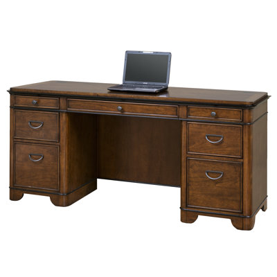 Kensington Credenza Desk with Power Outlet