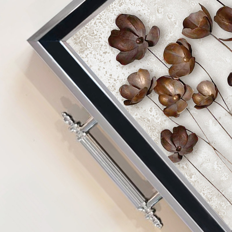 Élégant plateau en verre de 19,7 po x 11,4 po x 1,4 po | Fabrication 100% verre durable | Facile à nettoyer avec un chiffon humide | Idéal pour le service, la présentation décorative et l'organisation | Ajout élégant à la décoration intérieure