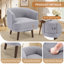 Fauteuil demi-tonneau de 28 po de largeur avec pieds en bois massif-821253424-817438506