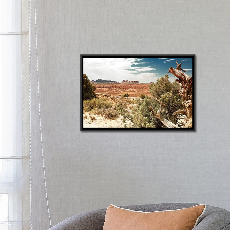 «Desert Nature» par Philippe Hugonnard - reproduction d'art sur toile tendue, H 18 po x l 26 po x P 1,5 po, Pas de tapis