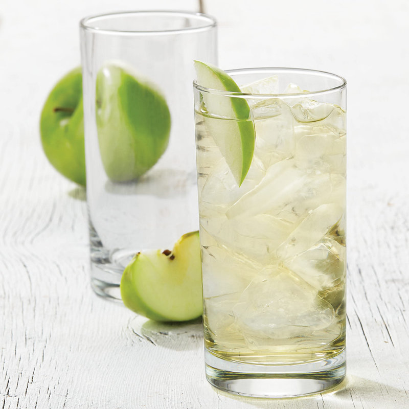 Libbey Clear Heavy Base Highball Glass Set of 8
