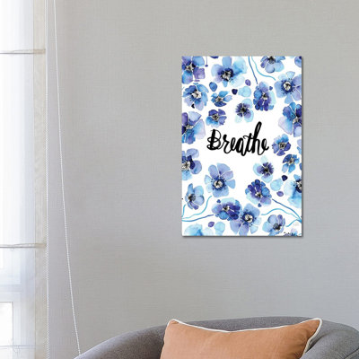 Breathe by Sara Franklin - Wrapped Canvas Painting