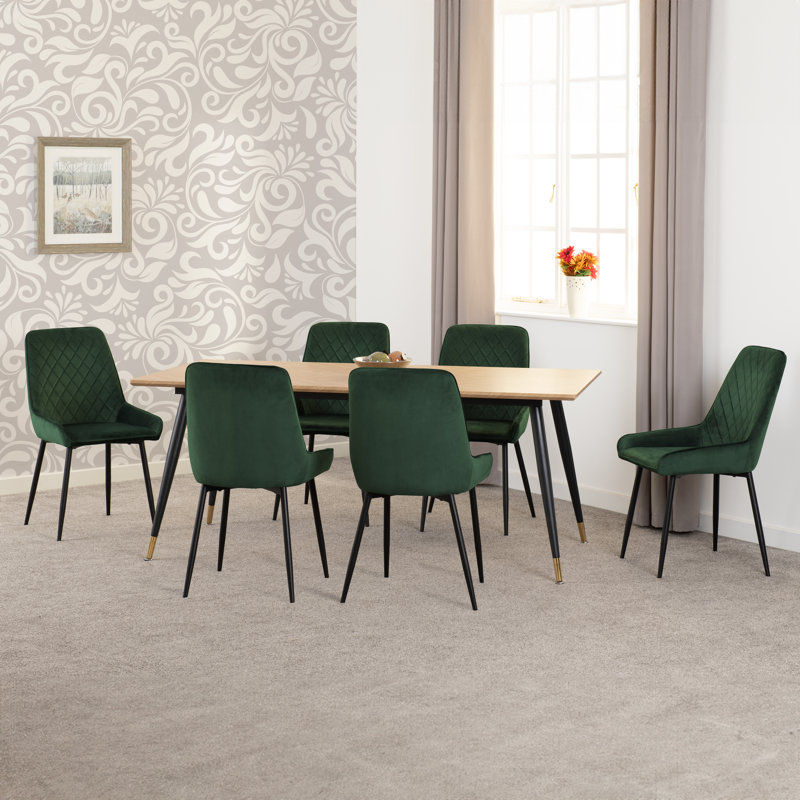 Aathyn 6 - Person Dining Set, Green