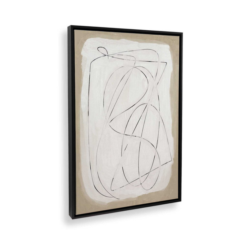 Format par Garima Dhawan, reproduction d'art, Noir, Cadre flottant, H 16 po x l 12 po