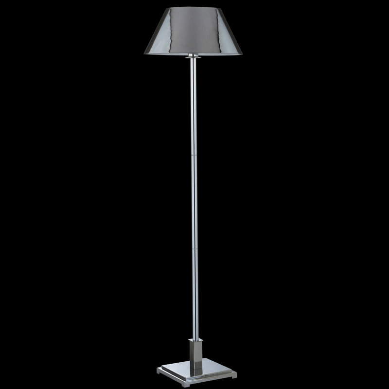 Mora 152cm Traditional Floor Lamp, Chrome