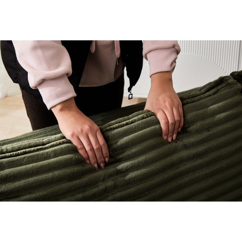 Canapé 69,56 po, Green Corduroy