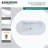 Kingston Brass Aqua Eden 51-Inch Acrylic Oval Double Ended Freestanding Tub With Drain-104561545