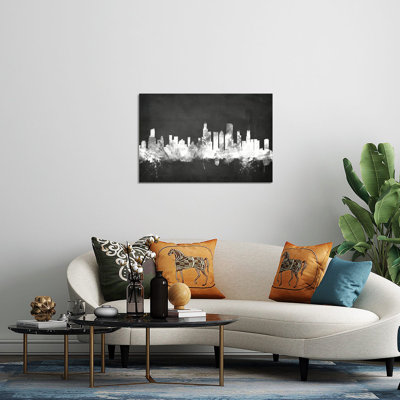 Chicago, Illinois, États-Unis, impression sur verre acrylique