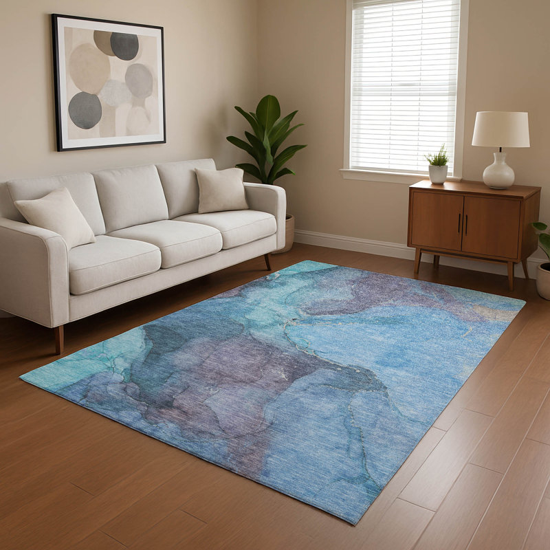 Premium Machine Washable Verlin AMF1781 Contemporary Rug, Rectangle 8' x 10'
