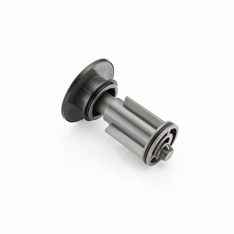 Robinet pour salle de bain en acier inoxydable, noir mat, 1 trou, avec ensemble de drain pour robinet de lavabo à 3 projets de rénovation, acier, poignée simple Revamp 2