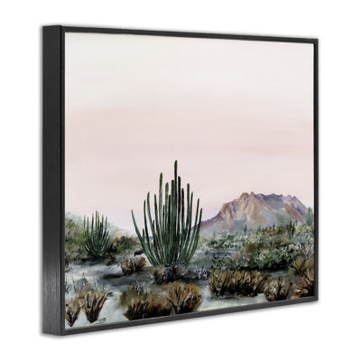 «Tranquil Desert Atmosphere», estampe numérique, conception de Georgie Harrison