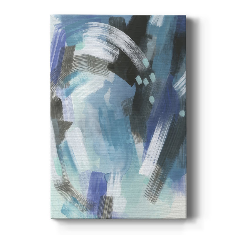 Aquatic Crosshatch I - Gallery Cavas, H 60 po x l 40 po