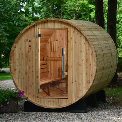 Almost Heaven Saunas Kenova 4 - Person Traditional Steam Sauna in Cedar