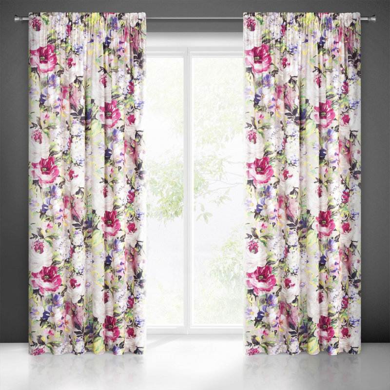 Spruill Slot Top Blackout Thermal Single Curtain