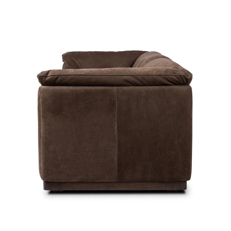 Santino Sofa-86", Nubuck Cigar
