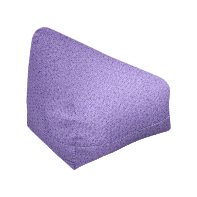 Sac de pois Leffel, Pouf fauteuil, H 38 po x l 42 po x P 29 po, Mauve