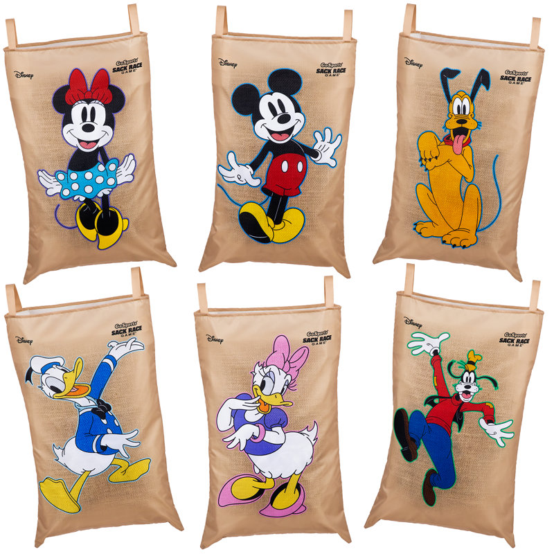 Jeu de 6 sacs Disney pour enfants Disney par GoSports, Disney Mickey et ses amis