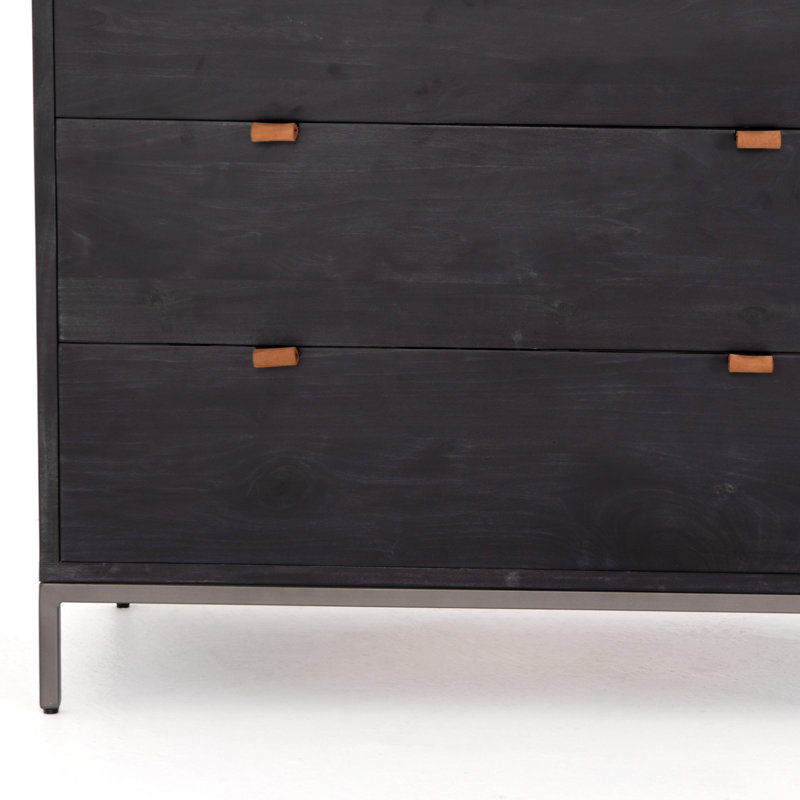 Trey 5 - Drawer Dresser, Black Wash Poplar