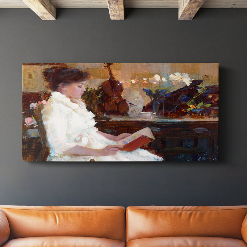A A Quiet Moment - Toile tendue avec châssis - Prêt à accrocher, H 16 po x l 32 po