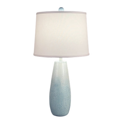 Atlantic Grey Faded Glaze Textured Vase