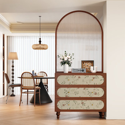 French  tempered glass screen cabinet