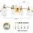 Mid Century  Vanity Light E26 Socket Glass Bathroom Vanity Light Fixtures Modern Vanity Lights for Bathroom Mirror Hallway-1433023952-1433023966