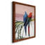 Palm Parrots - Peinture sur toile encadrée-109329977-109330378