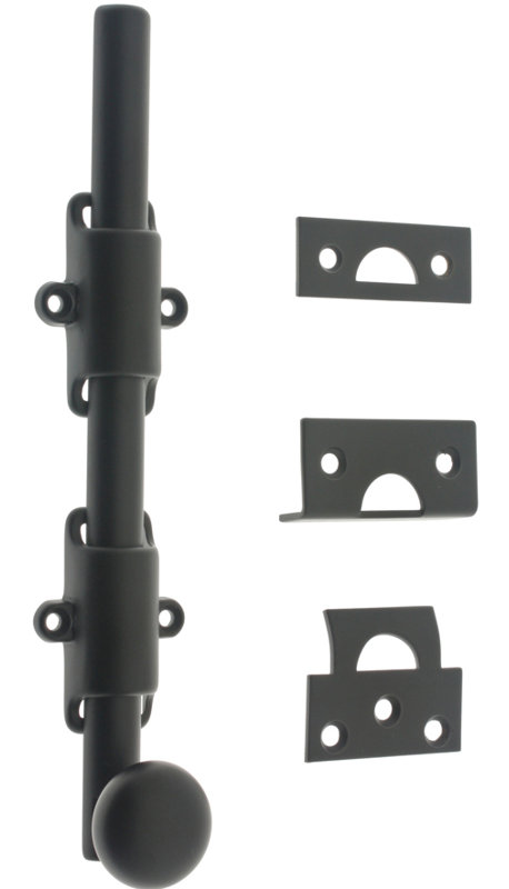 Solid Brass Heavy Duty Surface Bolt, Oil-Rubbed Bronze