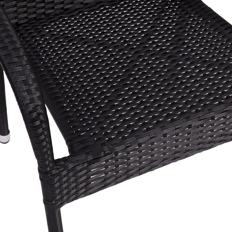 Fauteuils de salle à manger Zareya, Noir