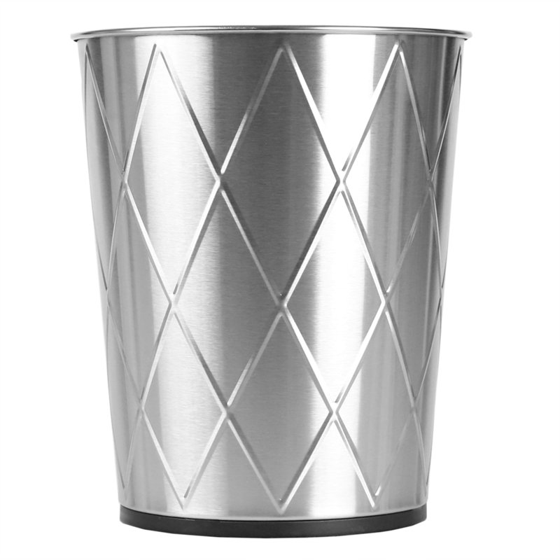 Corbeille pour déchets Asiya, Argent