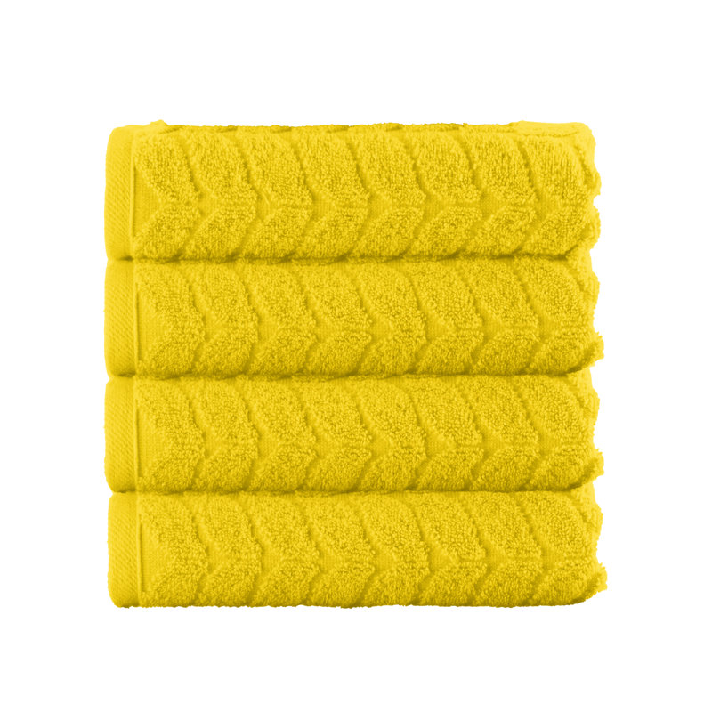 Elegant Comfort 100% Turkish Cotton 4-Piece Towel Set – Ultra Soft, Highly Absorbent, Quick Dry Bathroom Towels, Navy