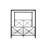 Saarah Metal Canopy Bed-1167327538-1160027778