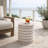 Honeter Solid Wood Top End Table-1354829735