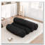Chaise de plancher ajustable, canapé en velours côtelé avec sangles réglables-1491536135