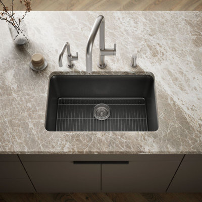 Cairn® Neoroc 27-1/2" x 18-5/16" x 9-1/2" Undermount Kitchen Sink