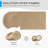  Outdoor Tufted High Back Cushions Patio Replacement Chair Cushion, Set of 2-1538107117