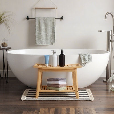 Assembly Required Bamboo Shower Bench