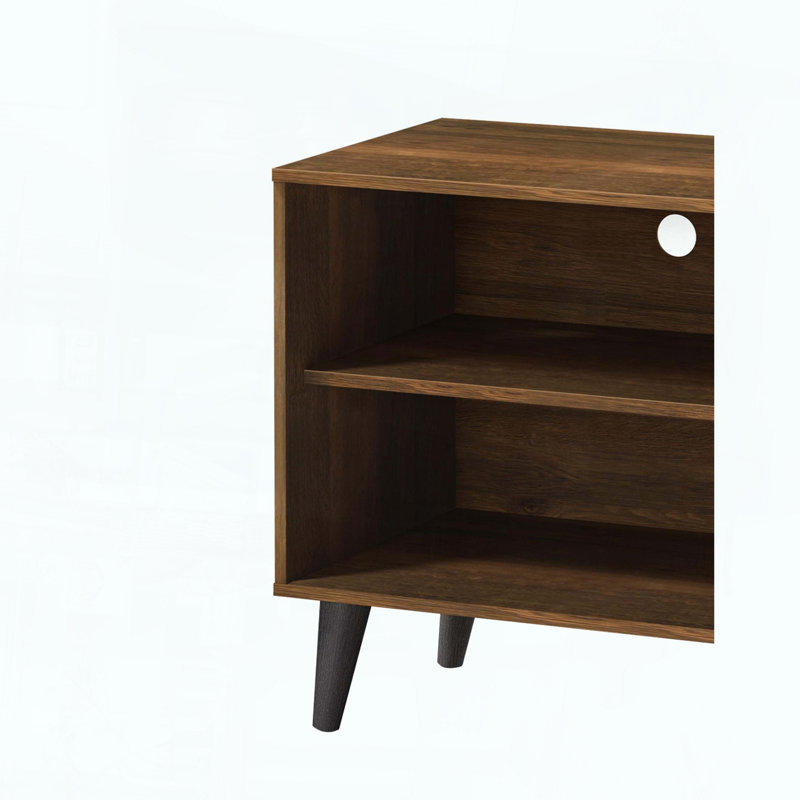 Meuble télé avec rangement pour téléviseur de 47,3 po ou moins, Brown